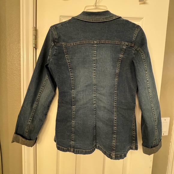 Halogen Classic Blue Jean Jacket - Picture 2 of 3